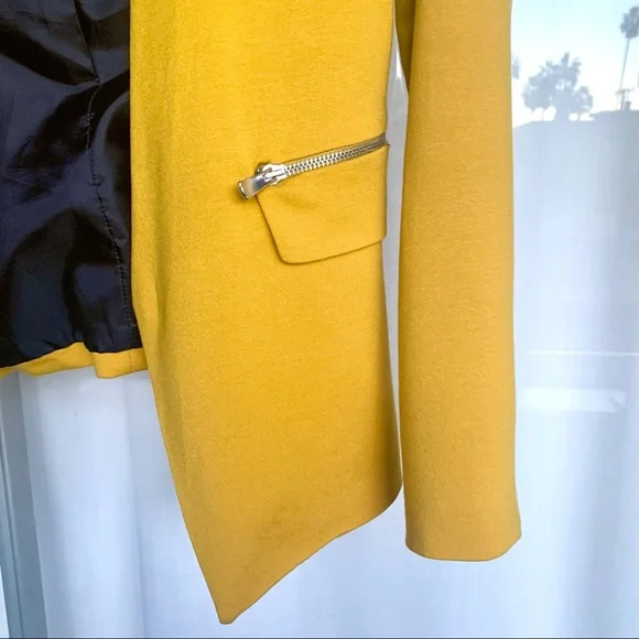 Zara Yellow Blazer - Picture 2 of 8